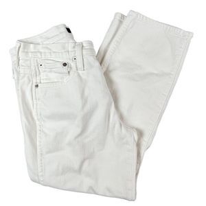 JCREW WOMENS JEANS WHITE SIZE 25P